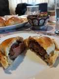 Medallones de solomillo de cerdo ibérico relleno en obleas Buitoni