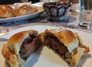 Una foto de Medallones de solomillo de cerdo ibérico relleno en obleas Buitoni