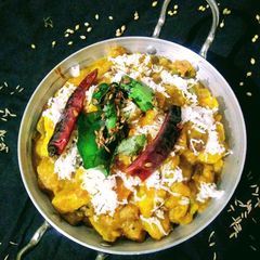 A picture of Ghanta tarkari(mix vegetables curry,,, without onion garlic).