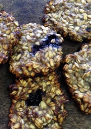Una foto de Galletitas de avena y banana 
