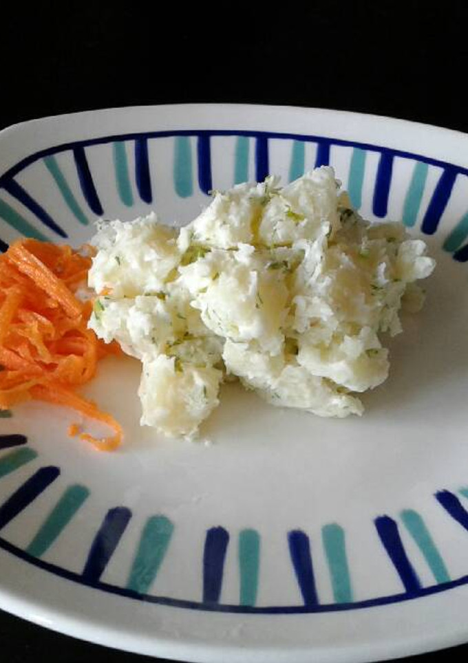 Una foto de Papas con vinagreta de mayonesa