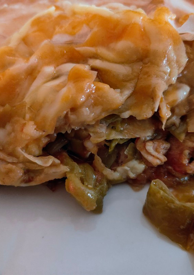 Una foto de Bombita de pollo y verduras