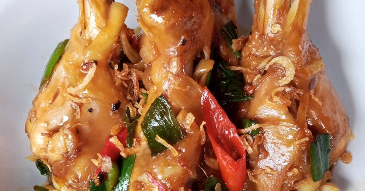 Resep Ayam Lada hitam oleh Eunike Kartini - Cookpad