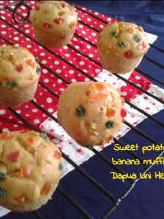 Foto resep Sweet Potato Banana Muffin 🍰