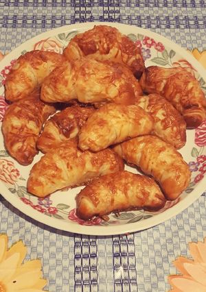 Vajas croissant recept fotója