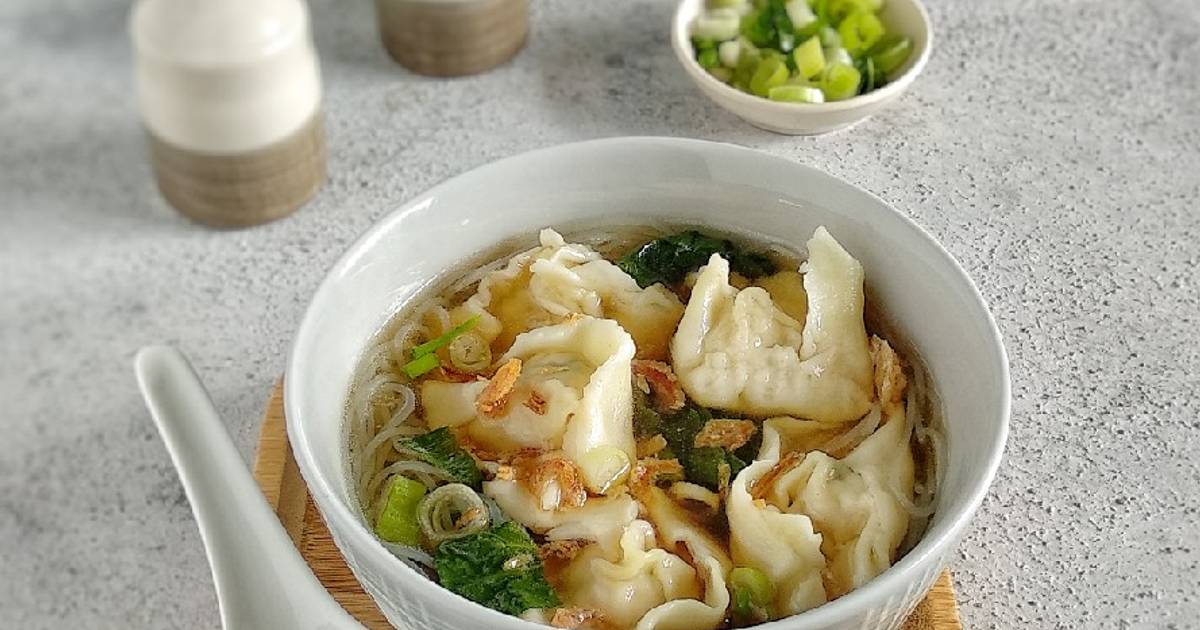 Ван тан. Ванзы Тан суп. Wan-tan Soup. Boyy Wonton.