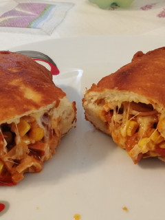 Mexikói töltött lángos recept fotója