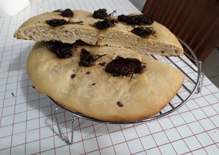 Focaccia de masa madre