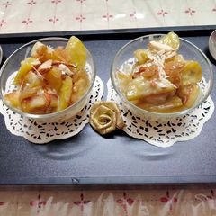A picture of Sweet potato ka meetha.