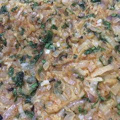 A picture of Pyaz wali roti.
