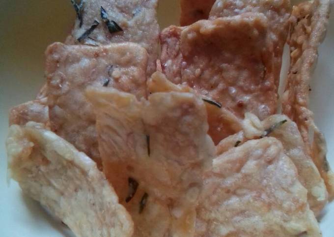 Resep Keripik Tempe Oven Kriuk Oleh Mama Bintang Alfatih Cookpad