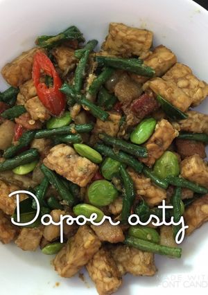 Foto resep Tumis tempe kacang panjang