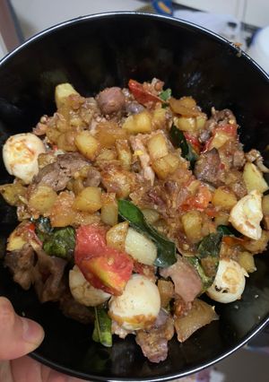 Foto resep Sambal goreng kentang hati cecek telur puyuh