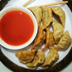 A picture of Veg momos.