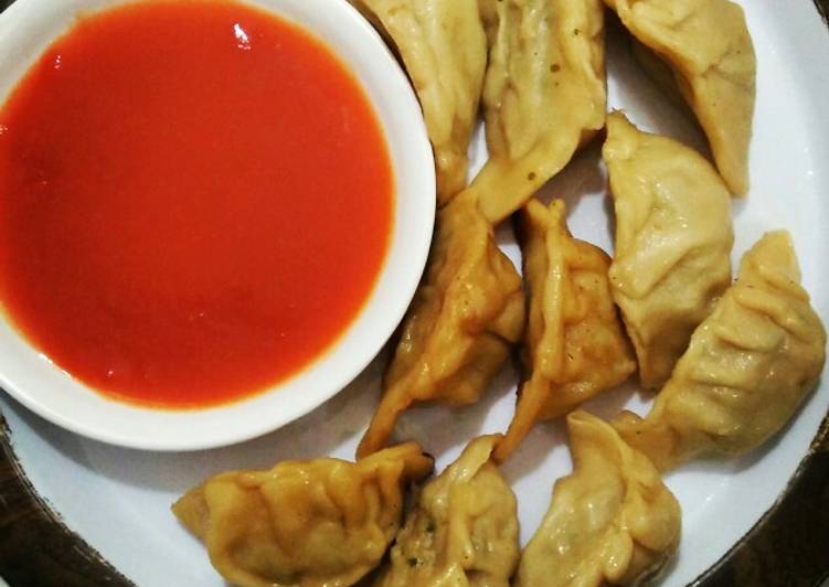 Easiest Way to Make Homemade Veg momos