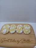 Vegan lemon crinkle cookies