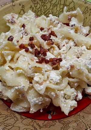 Túrós tészta recept fotója