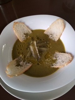 Una foto de Crema de borraja
