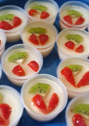 Foto resep Puding jelly buah