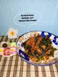 Krebek Daun Melinjo, Teri Medan dan Tempe