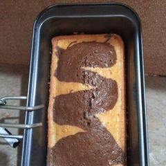 A picture of Chocolate Marble cake.