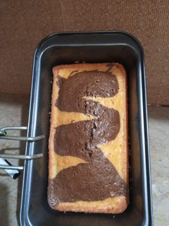 A picture of Chocolate Marble cake.