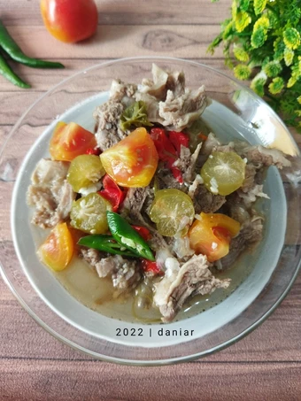 Cara Mudah Membikin Resep Asem Asem Tulangan Sapi yang Menggugah Selera Anti Ribet, Bisa Manjain Lidah