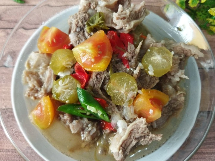 Cara Mudah Membikin Resep Asem Asem Tulangan Sapi yang Menggugah Selera Anti Ribet, Bisa Manjain Lidah