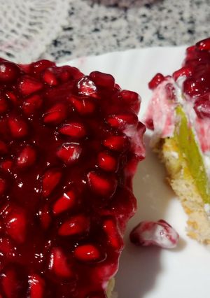 صورة لوصفة تحلية بالرمان