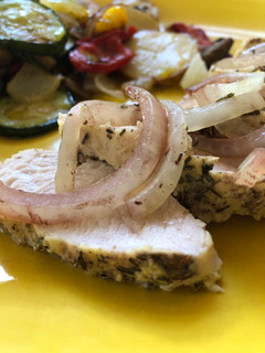 Una foto de Solomillo de pavo al horno