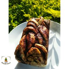 A picture of Chocolate babka bread.