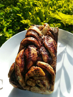 A picture of Chocolate babka bread.