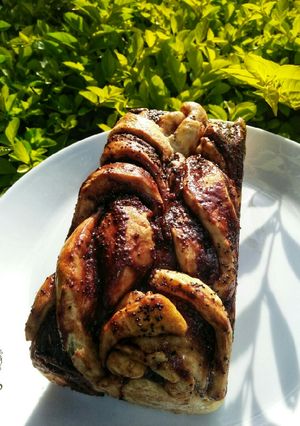A picture of Chocolate babka bread.