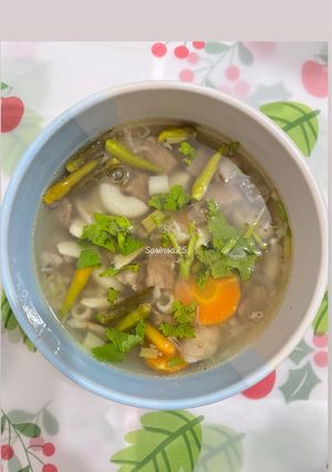 Foto resep Sop Daging Makaroni Bakso
