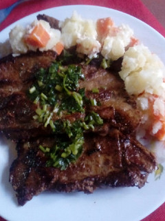 Una foto de Churrasco de hígado