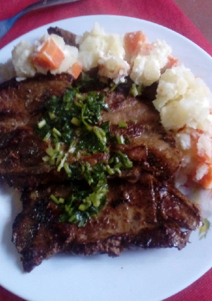 Una foto de Churrasco de hígado
