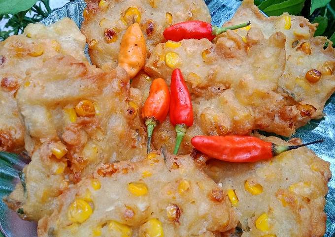 Resep Bakwan Jagung Dadar Jagung Manis Oleh Caelan El Rumy Cookpad