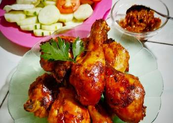 Resep Terbaik Ayam Goreng Sambal Colek Gurih Mantul