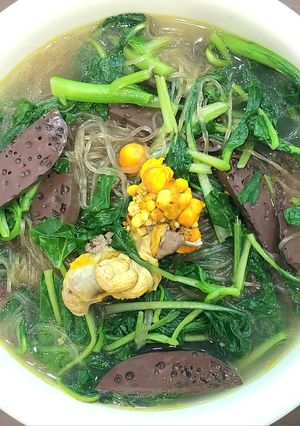 Hình của món Miến gà.