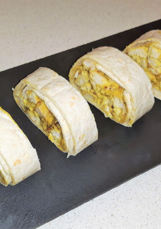Una foto de Wrap de pollo