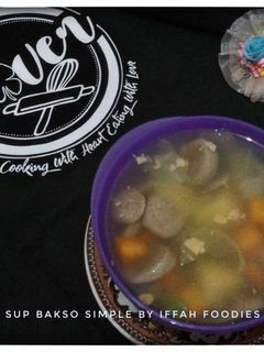 Foto resep Sup Bakso Simple