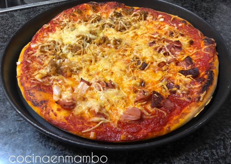 Masa de pizza con cerveza (Mambo/Thermomix)