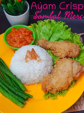 Langkah Gampang Membuat Resep Ayam Crispy Sambal Mercon yang Menggugah Selera Anti Ribet, Lezat Sekali