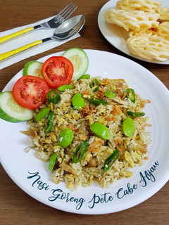 Foto resep Nasi Goreng Pete Cabe Hijau
