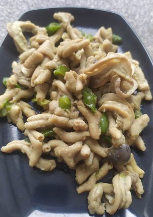 Foto resep Tumis usus ayam rawit hijau