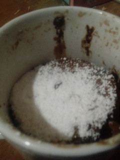 Una foto de Brownie en taza