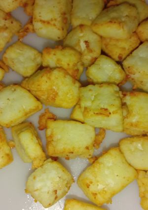 A picture of Fried paneer.