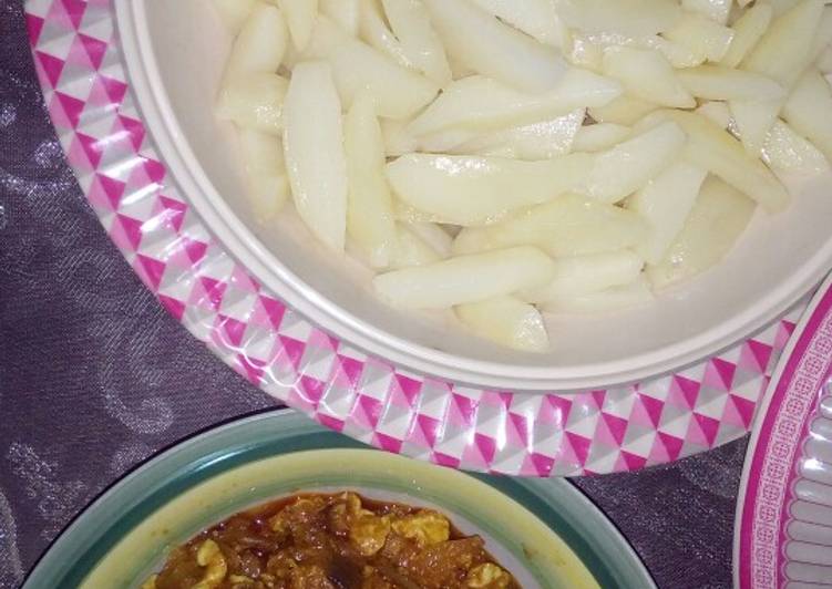 Steps to Prepare Appetizing Chips and egg source Cooking Basics for Newbies