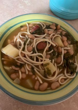 Una foto de Porotos burros