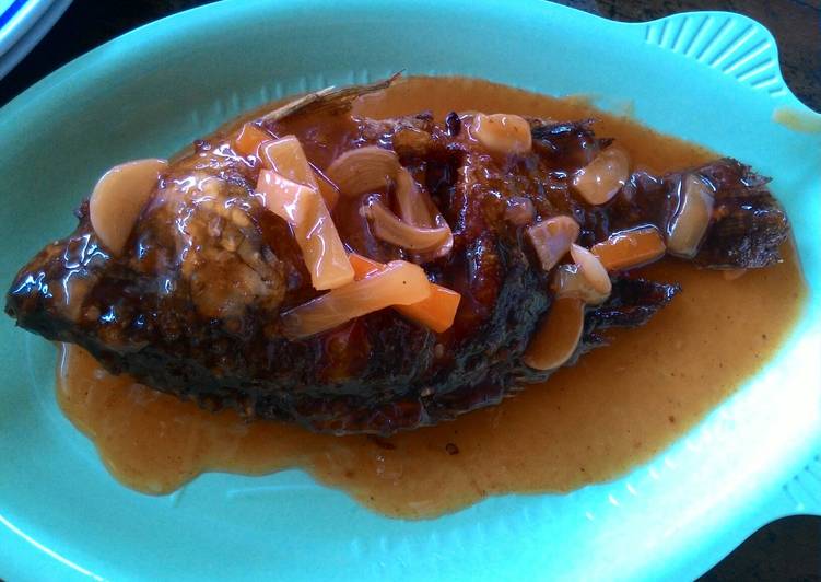 Resep Nila goreng asam manis yang praktis